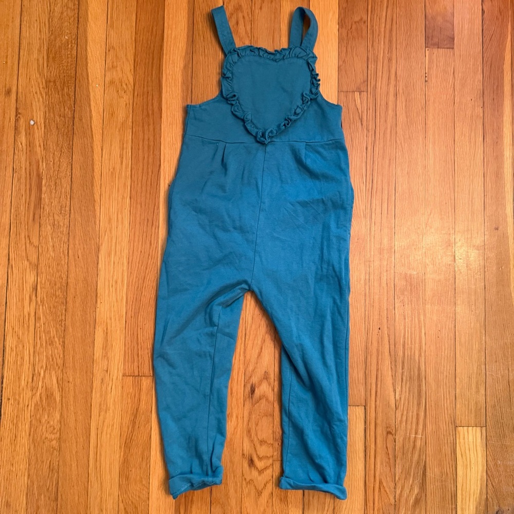 Polarn O. Pyret heart bib overalls age 4-6